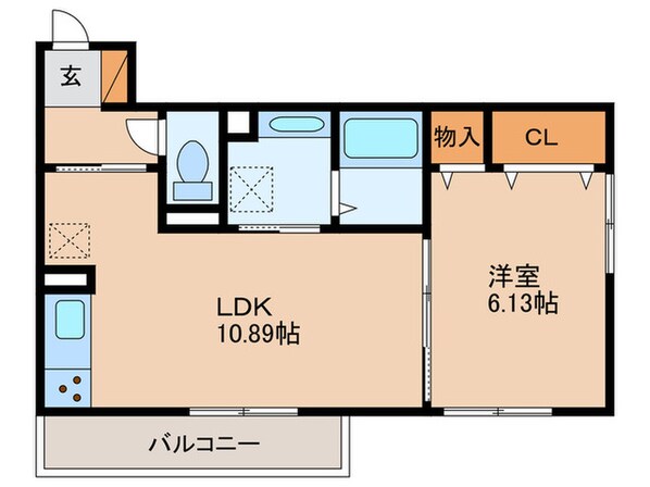 フラン岡の物件間取画像